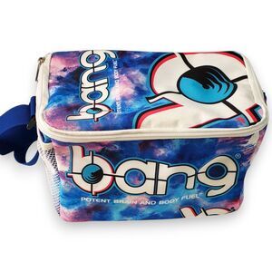 Bang Energy Drink Insulated Lunch Cooler Bag with Strap 9.5"x6" Graphic